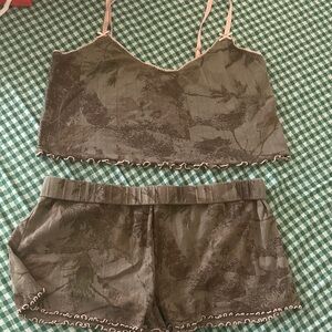 Women's Printed Camo Sleepwear Set